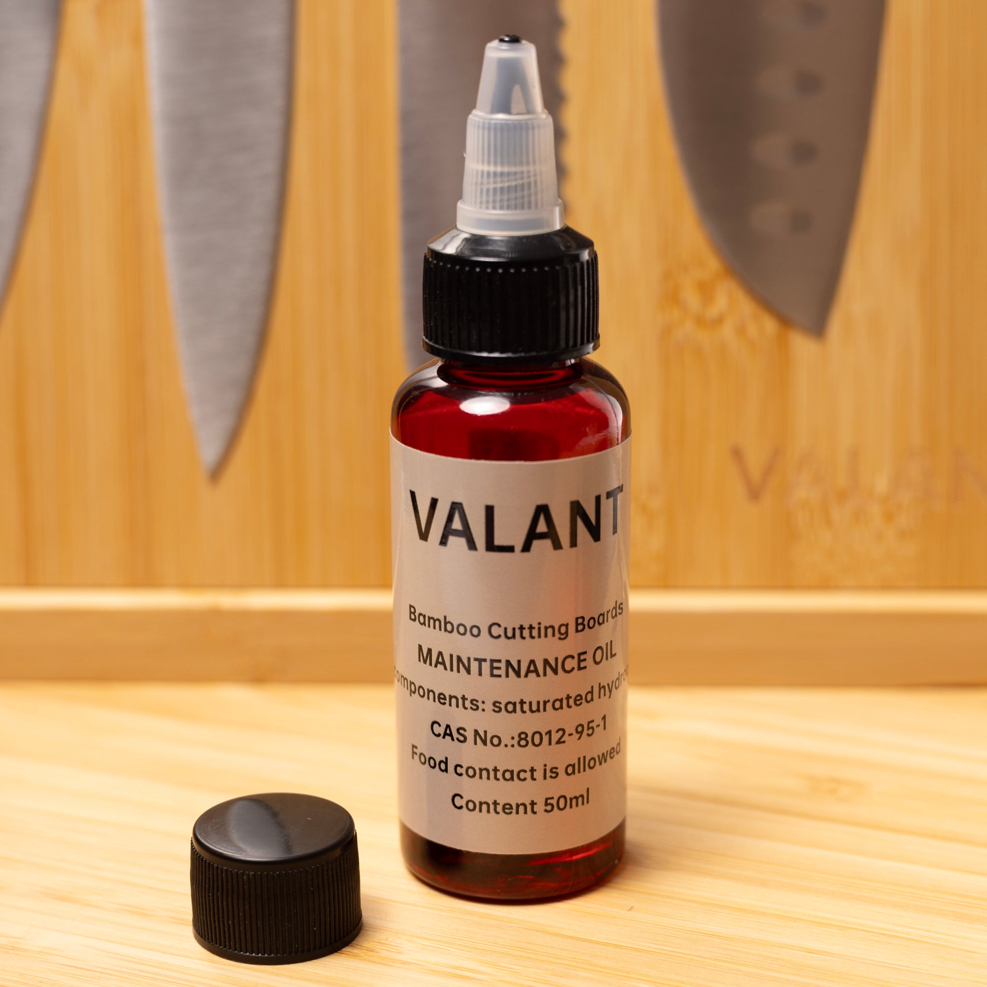 VALANT™ Bamboe Snijplank Set met Weegschaal & Messenset